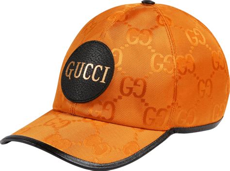 orange gucci hat|gucci snapback hat.